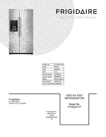 Diagram for FFHS2311PF3