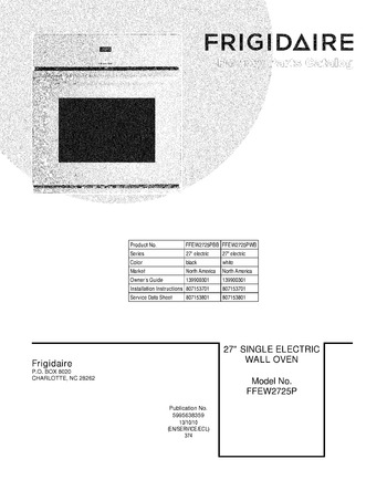 Diagram for FFEW2725PBB