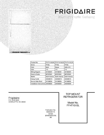 Diagram for FFHT1513LBA