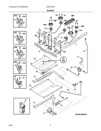 Diagram for CGGF3076KWH