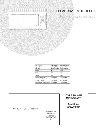 Diagram for CMWV150KWA