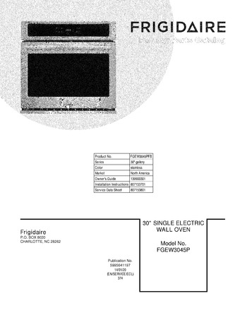 Diagram for FGEW3045PFB