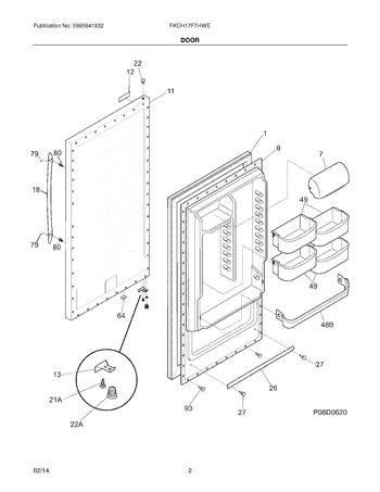 Diagram for FKCH17F7HWE