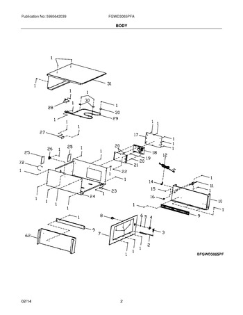 Diagram for FGWD3065PFA