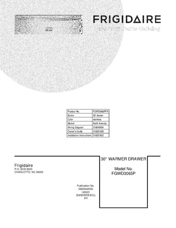 Diagram for FGWD3065PFA