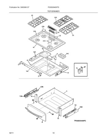 Diagram for FGGS3045KFD