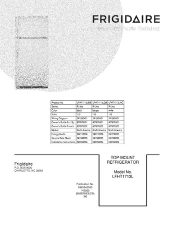 Diagram for LFHT1713LBB