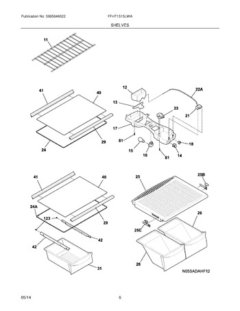 Diagram for FFHT1515LWA