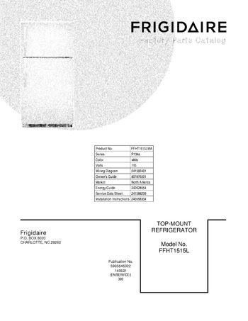 Diagram for FFHT1515LWA