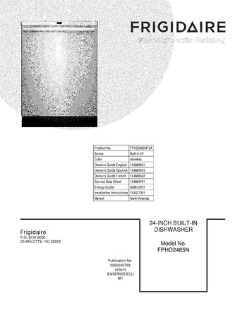 Diagram for FPHD2485NF2A