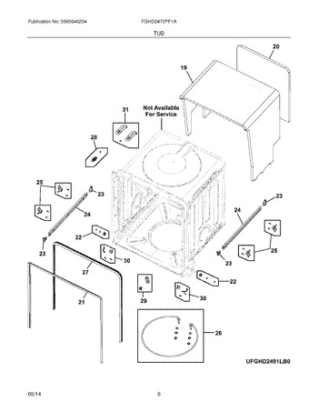 Diagram for FGHD2472PF1A