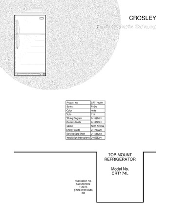 Diagram for CRT174LW4