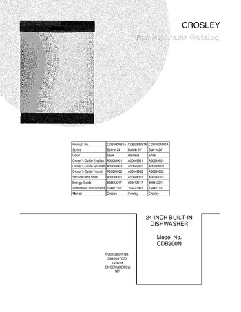 Diagram for CDB900NS1A