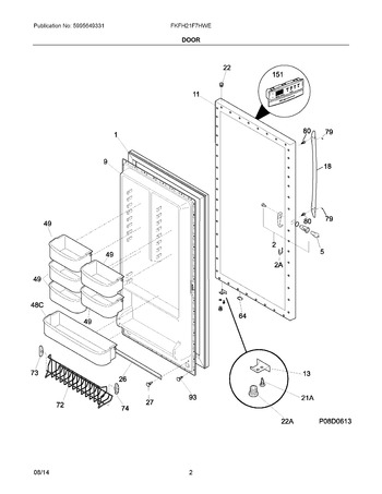 Diagram for FKFH21F7HWE