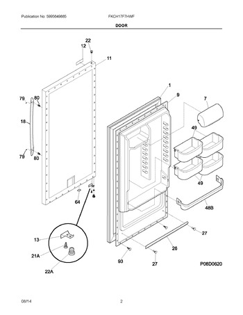 Diagram for FKCH17F7HWF