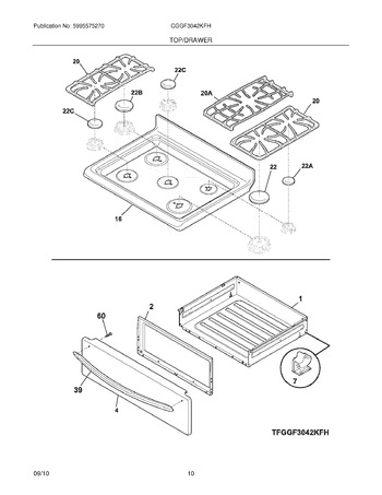 Diagram for CGGF3042KFH