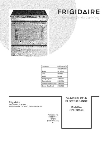 Diagram for CPES3085KF3