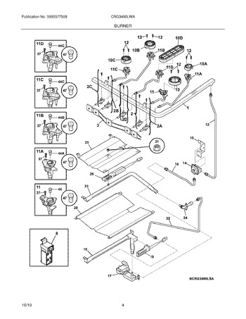 Diagram for CRG3490LWA