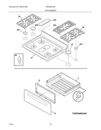 Diagram for CRG3490LWA