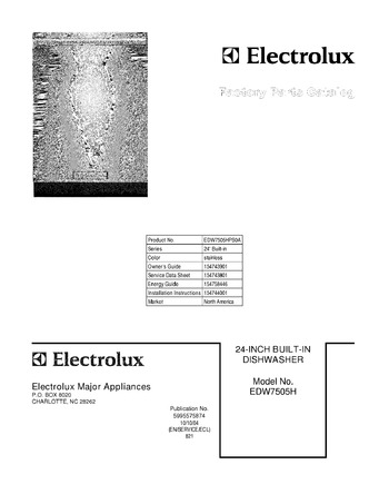 Diagram for EDW7505HPS0A