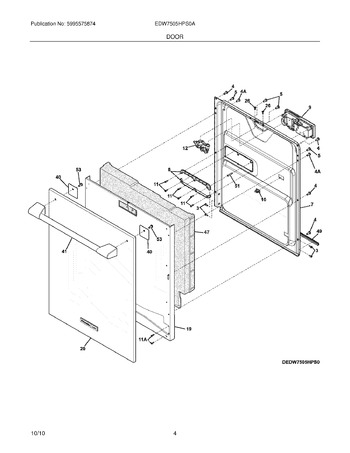 Diagram for EDW7505HPS0A