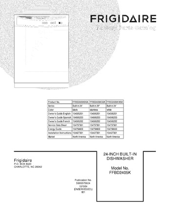 Diagram for FFBD2405KW0A