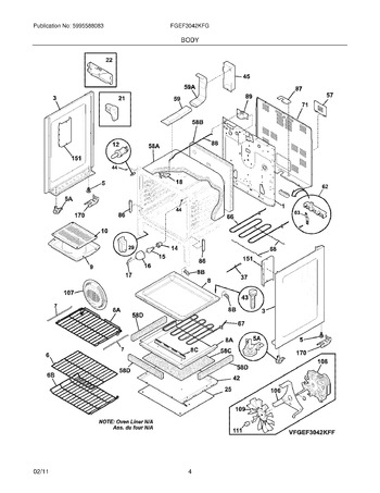 Diagram for FGEF3042KFG