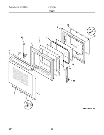 Diagram for LFEF3019MWB