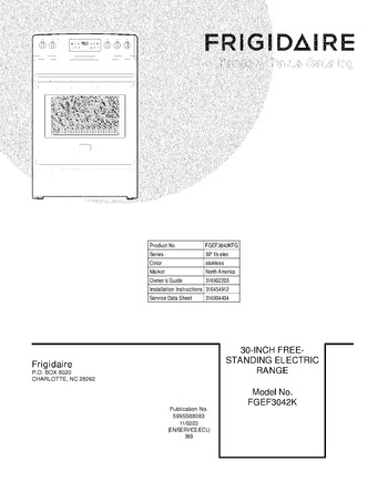 Diagram for FGEF3042KFG