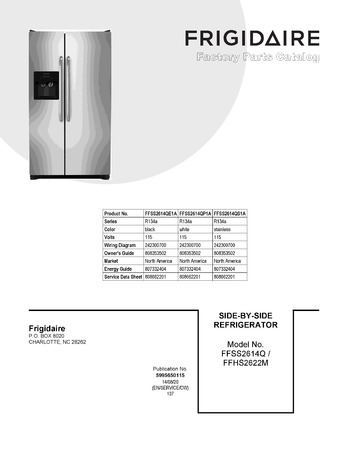 Frigidaire Gallery Ice Crusher NO CUBE ICE Replacing Ice Crusher Housing  241885001 Detailed FIXED 