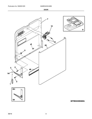 Diagram for WWBD2400HW6B