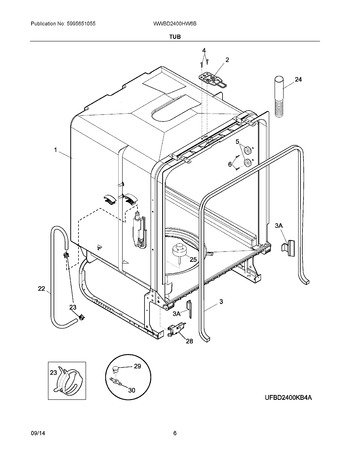 Diagram for WWBD2400HW6B