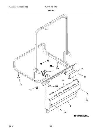 Diagram for WWBD2400HW6B