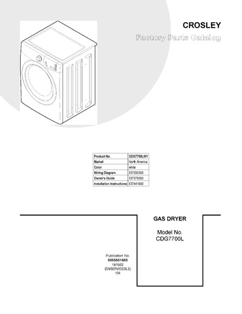 Diagram for CDG7700LW1