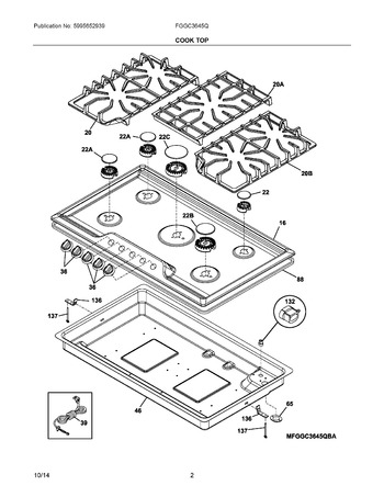 Diagram for FGGC3645QWA