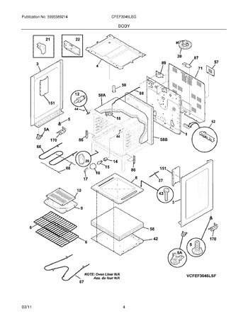 Diagram for CFEF3046LSG