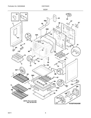 Diagram for CGEF3032KWE