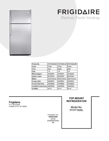 Diagram for FFHT1826LWC