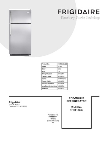 Diagram for FFHT1826LWD