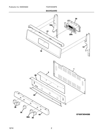 Diagram for FGGF3054MFB