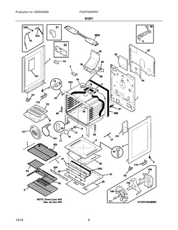 Diagram for FGGF3054MFH