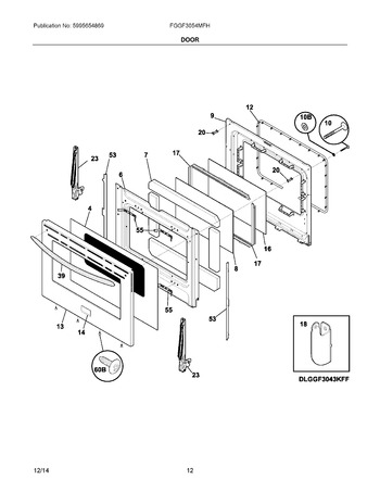 Diagram for FGGF3054MFH