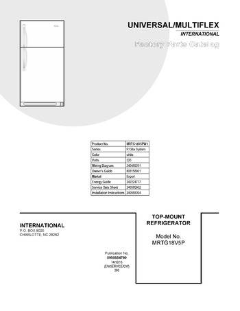 Diagram for MRTG18V5PW1