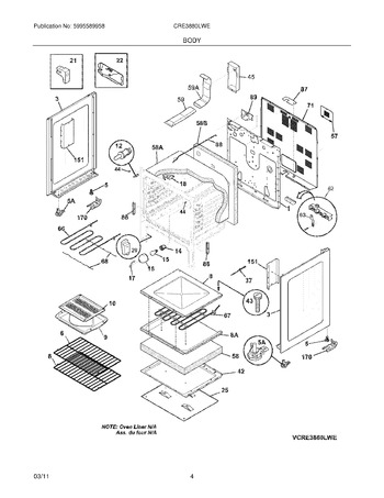 Diagram for CRE3880LWE