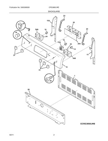 Diagram for CRE3880LWE