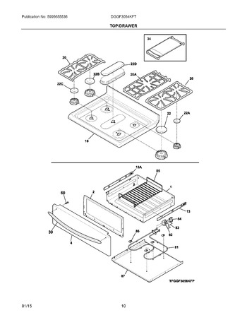 Diagram for DGGF3054KFT