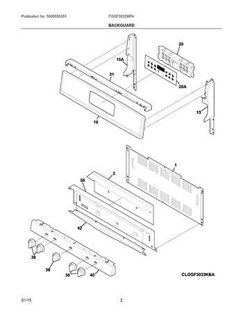 Diagram for FGGF3032MFH