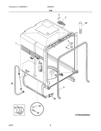 Diagram for CDB350NW4A