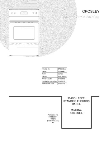 Diagram for CRE3580LSA