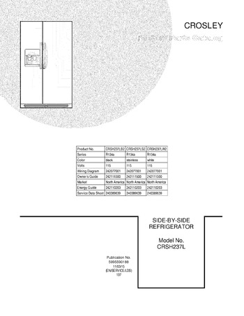 Diagram for CRSH237LW2